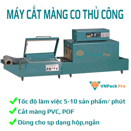 Máy cắt màng co thủ công