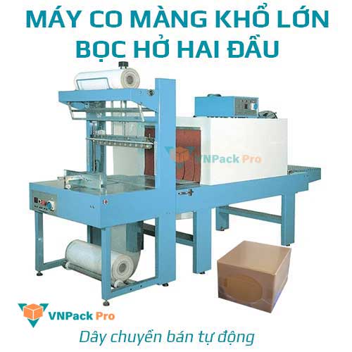 Máy co màng khổ lớn bán tự động