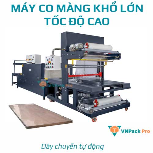 Máy co màng khổ lớn tự động