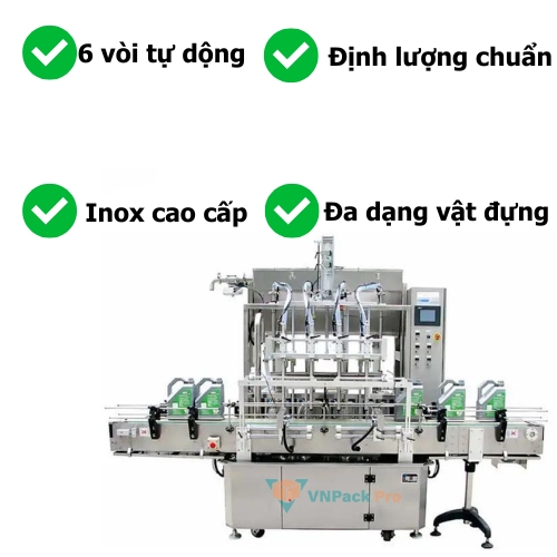 máy chiết 6 vòi