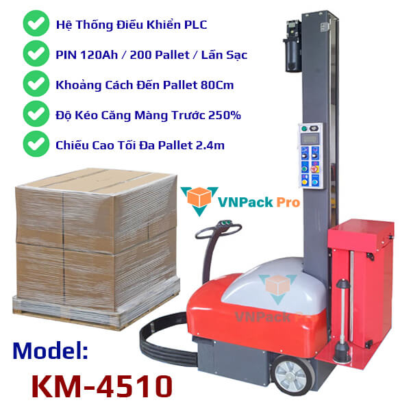 robot quấn màng co tự động km-4510