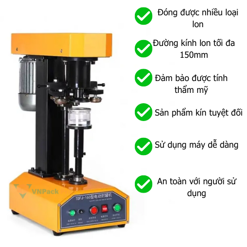 máy đóng lon KMCS150
