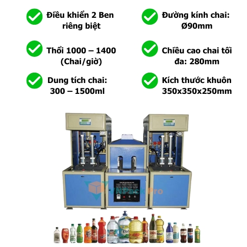máy thổi chai nhựa PET