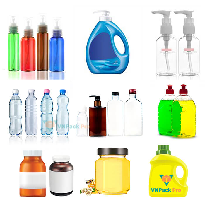 phạm vi sử dụng của máy đóng nắp chai vnpack pro
