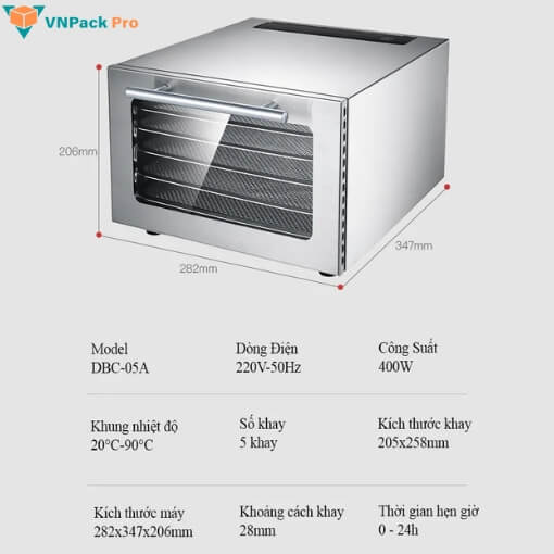 Kích thước và các thông số khác