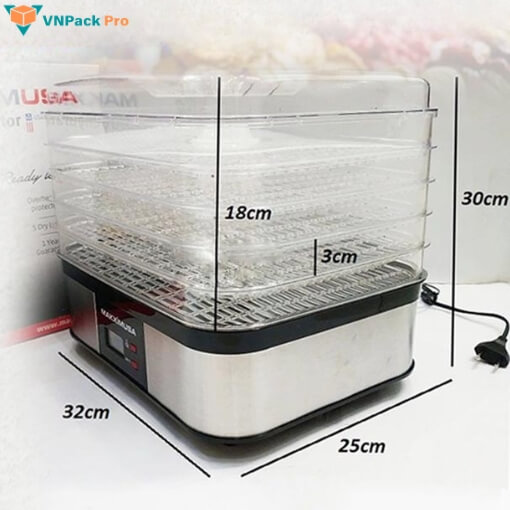 Kích thước của máy