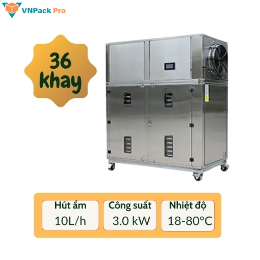 36 khay, dải nhiệt độ rộng