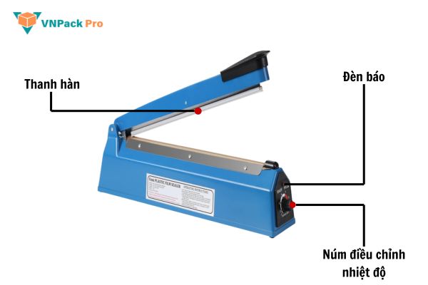 Cấu tạo máy hàn miệng túi PFS-300