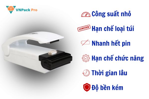 Nhược điểm máy hàn miệng túi handy sealer1