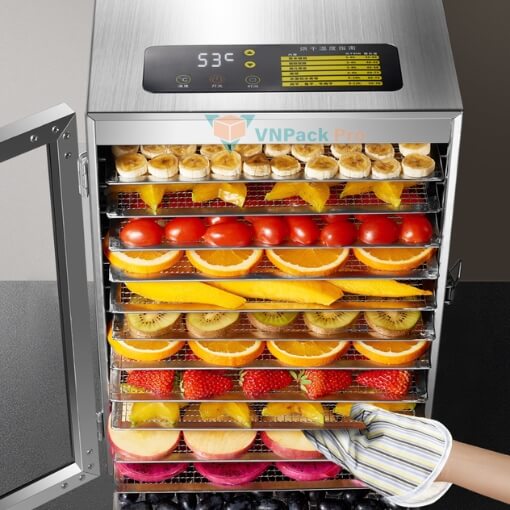 Sắp xếp đồng đều thực phẩm