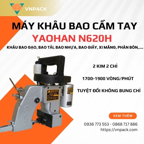 Máy may bao cầm tay YAOHAN N620H