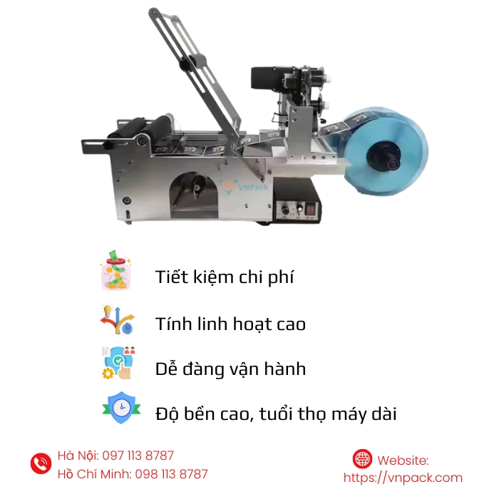 Lợi ích của máy dán nhãn VNP-LM50D