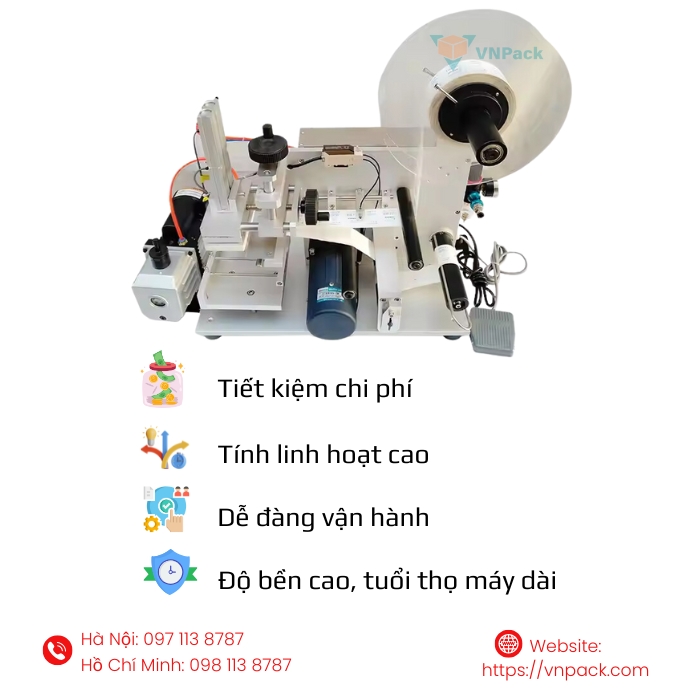 Lợi ích máy dán nhãn VNP-LM60
