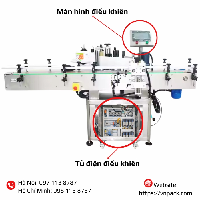 Hệ thống PLC của máy dán nhãn VNP-LM260
